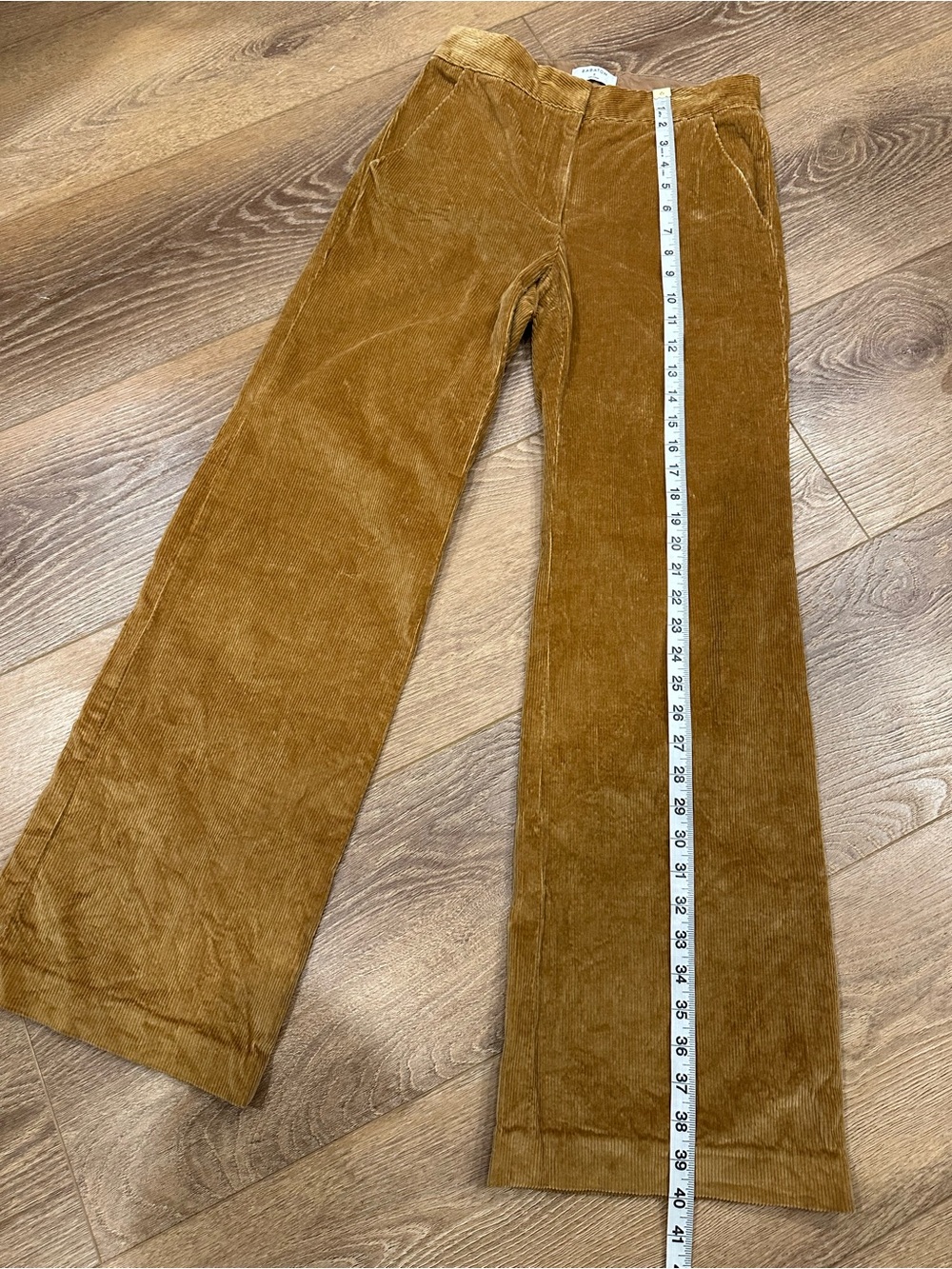Babaton Corduroy Wide-Leg Pants in Camel size 2 - Picture 6 of 12